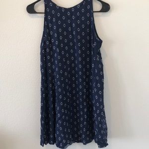 Navy shift dress